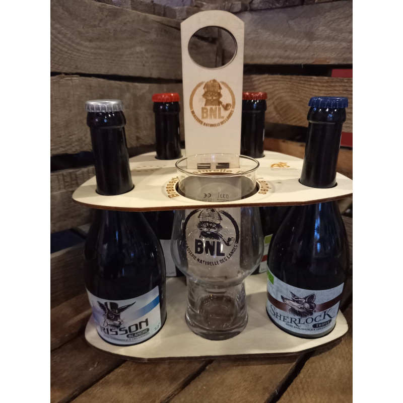 Coffret Brasserie La Minotte 10 Bières + 1 Verre