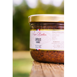 Lentilles cuisinées à la...