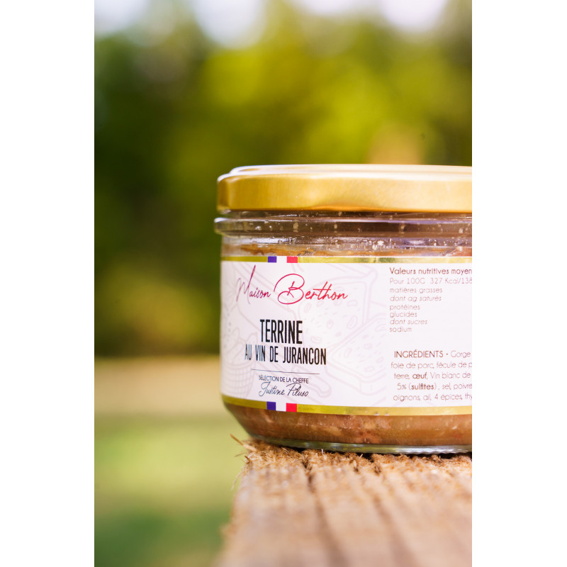 Terrine au vin de Jurançon – Maison Berthon & Justine Piluso 180grs