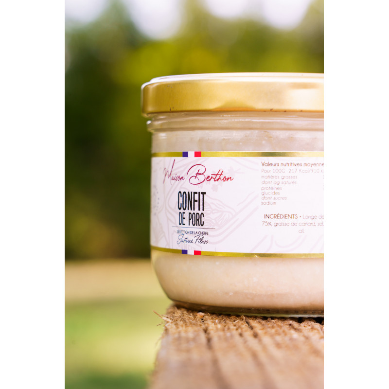 Confit de porc – Maison Berthon & Justine Piluso 350grs